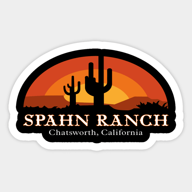 Charles Manson - Spahn Ranch Sticker by RainingSpiders